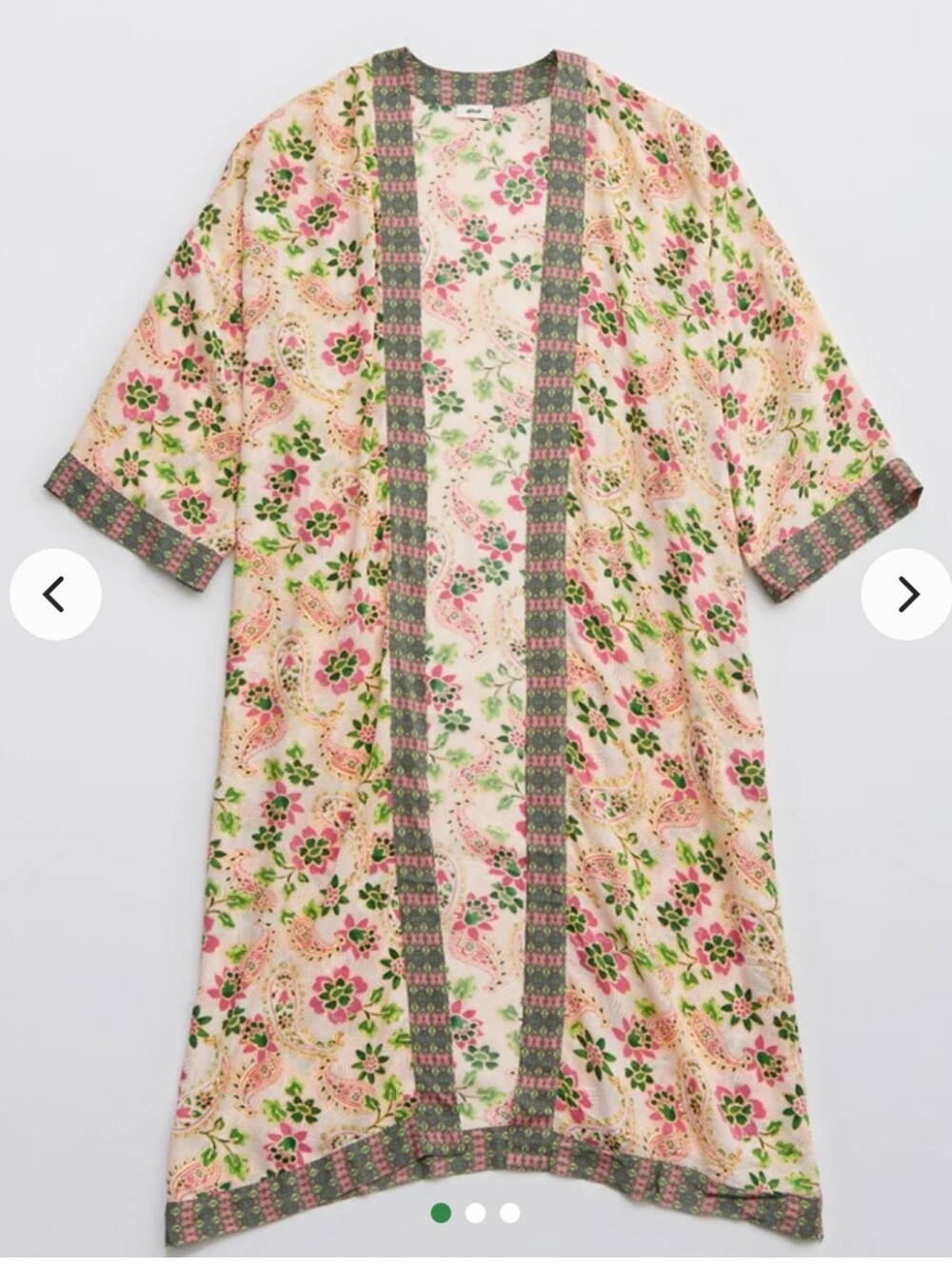Aerie Long Floral Cape M/L